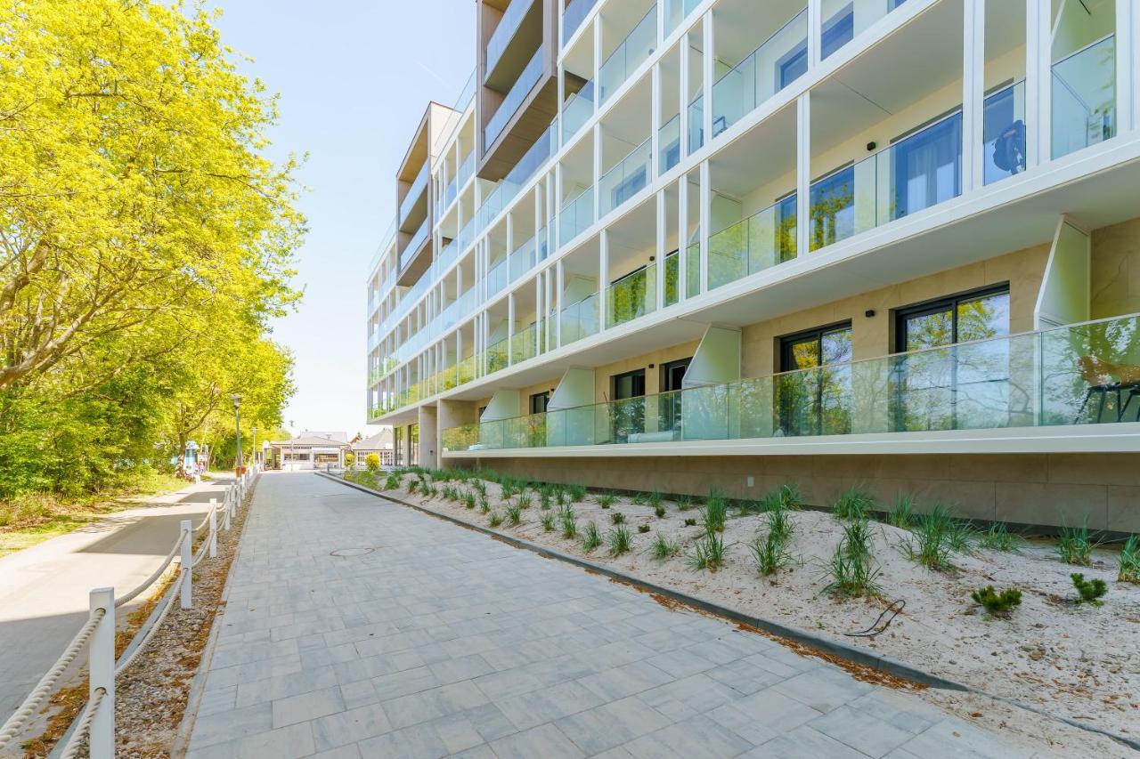 Apartament Kapitanski Z Widokiem Na Morze 4 Pietro - By Perlowa Przystan Rent Sianożęty Exterior foto